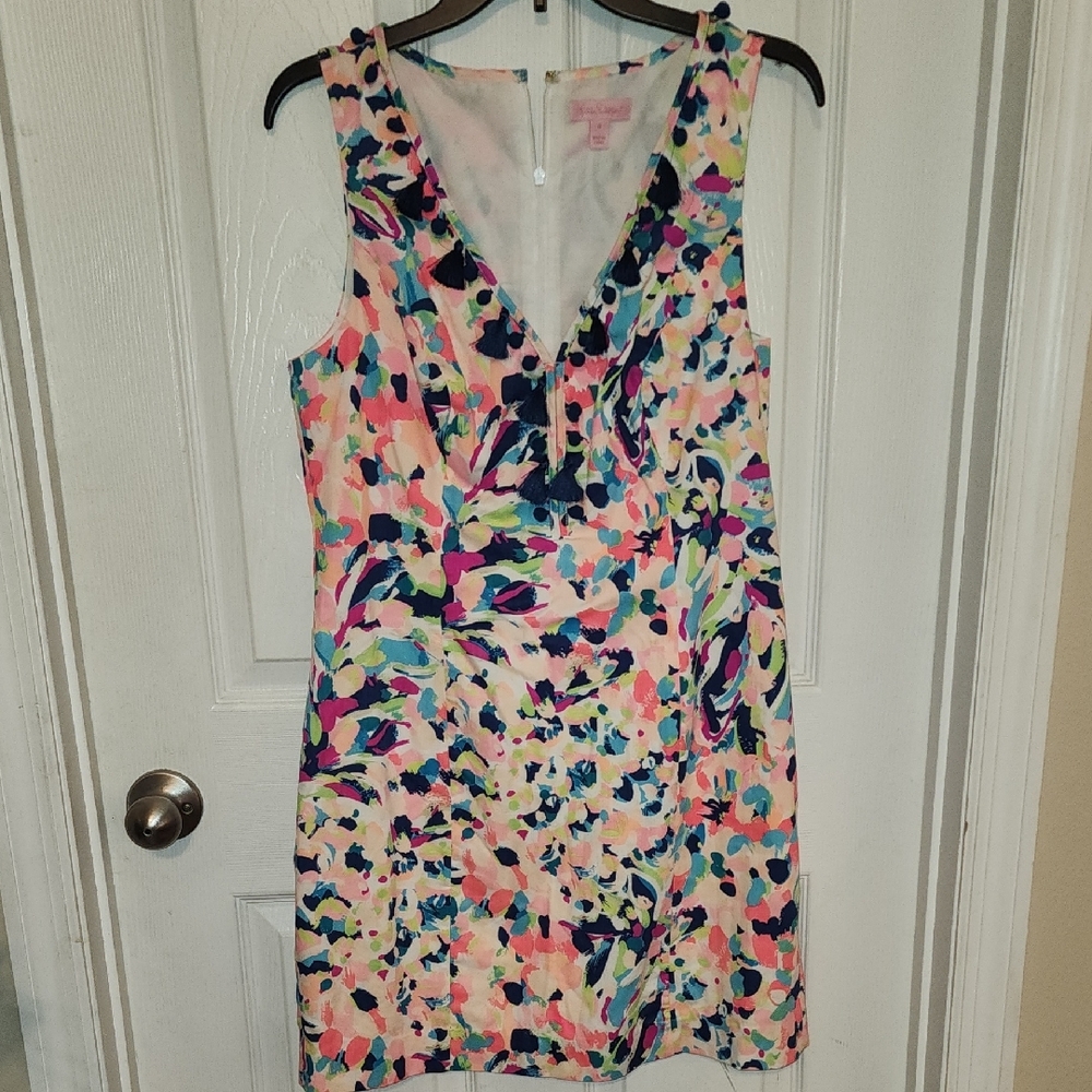 Lilly Pulitzer Floral Sleeveless Dress - Multicolor